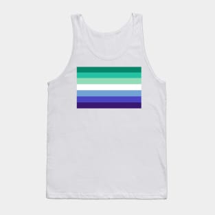 Gay Men Pride Flag Tank Top